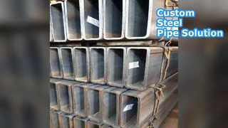 맞춤형 검정색 회색 강관 600x600mm 이음매 없음